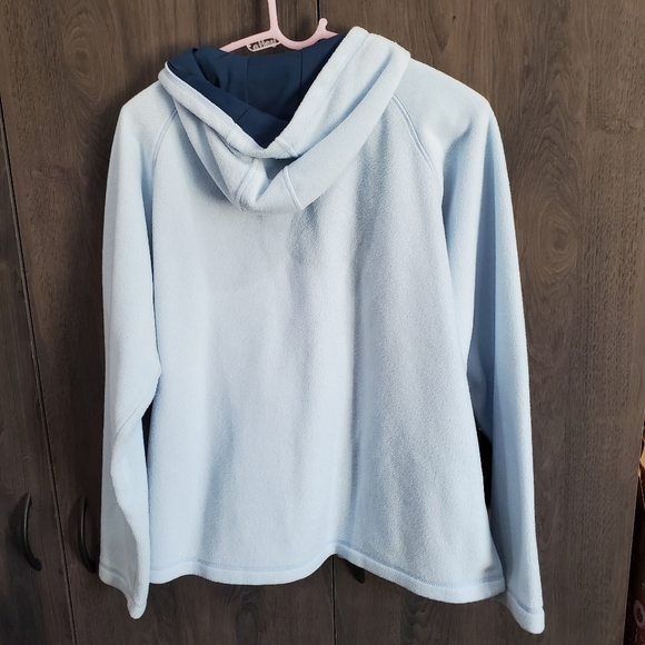 Vintage Disney Grumpy Fleece Zippered Hoodie 🌬 Baby Blue 👶 L👀K - Picture 6 of 11